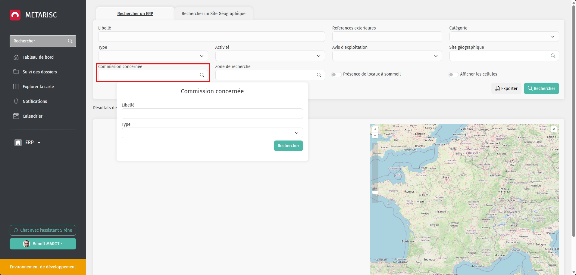 Commission concernée